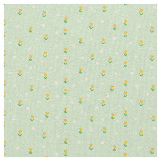 Süßes Blume Baumwolle (56" Breite) Stoff (Nahaufnahme)