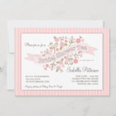 Süßes Blume Brautparty Tee Party Einladung (Vorderseite)