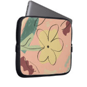 Süßes Blumen-Design-Laptop-Case Laptopschutzhülle (Vorne Rechts)