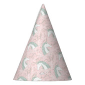 Süßes BlumenEinhorn-Muster Partyhütchen (Links)