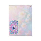 Süßes Blumenkätzchen Notizblock (Rotiert)