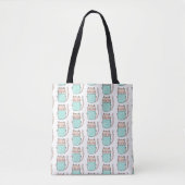 Süßes Blumenkatzenmuster Tasche (Vorderseite)