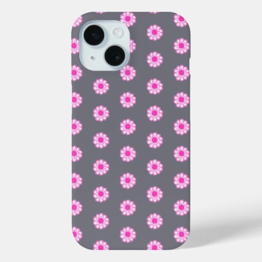 Süßes Blumenmuster Case-Mate iPhone Hülle (Rückseite)