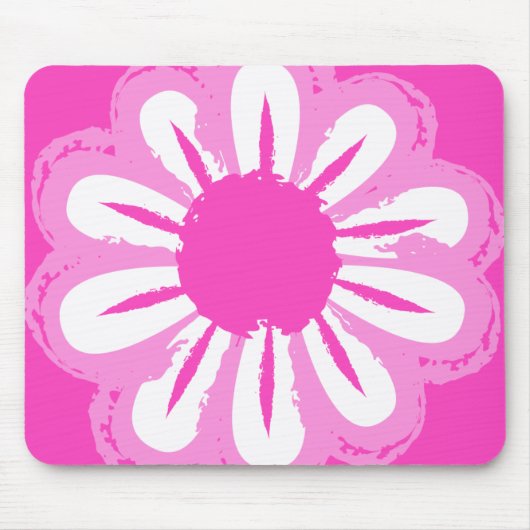 Süßes Blumenmuster Mousepad (Vorne)