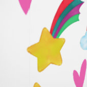 Süßes Boho-Regenbogen-Sonne-Stern-Muster für Kinde Tapete (Naht)
