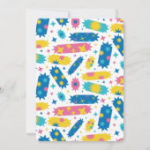 Süßes Bonbons. Einladung (Rückseite)