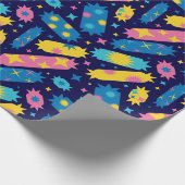 Süßes Bonbons. Geschenkpapier (Ecke)