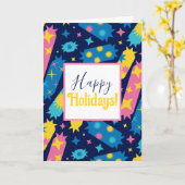 Süßes Bonbons. Karte (Gelbe Blume)