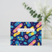 Süßes Bonbons. Postkarte (Stehend Vorderseite)