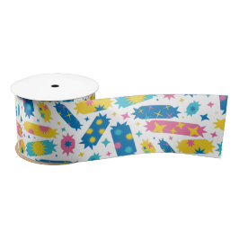 Süßes Bonbons. Satinband