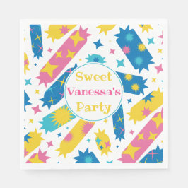 Süßes Bonbons. Serviette