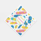 Süßes Bonbons. Serviette (Ecke)