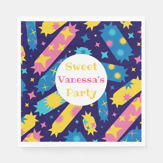 Süßes Bonbons. Serviette (Vorderseite)