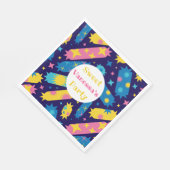 Süßes Bonbons. Serviette (Ecke)