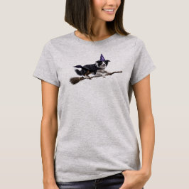 Süßes Border Collie Hexen T-Shirt