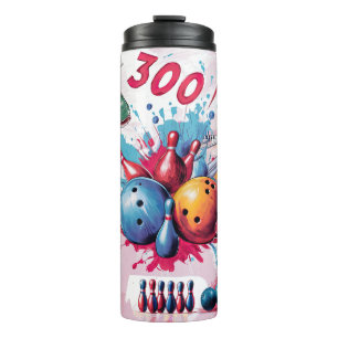 Süßes Bowling-Leben Thermosbecher