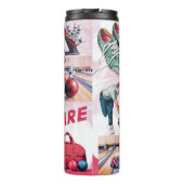 Süßes Bowling-Leben Thermosbecher (Rückseite)