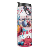 Süßes Bowling-Leben Thermosbecher (Nach rechts gedreht)
