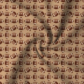 Süßes braunes Fußballmuster Stoff