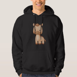 Süßes braunes Pferd  Hoodie