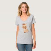 Süßes braunes Pferd  T-Shirt (Vorderseite Vollansicht)