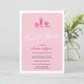 Süßes Brautparty Einladung (Stehend Vorderseite)