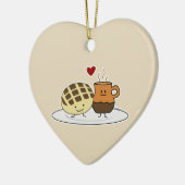 Süßes Brot Heiße Schokolade Pan dulce mexikanische Keramikornament (Links)