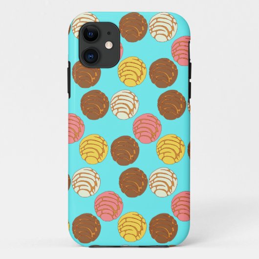 Süßes Brot mexikanischer Pan Dulce Conchas Case-Mate iPhone Hülle (Rückseite)