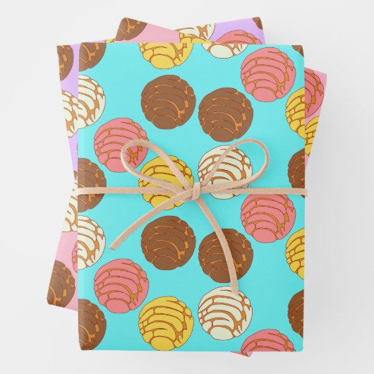Süßes Brot mexikanischer Pan Dulce Conchas Geschenkpapier Set (Beispiel)
