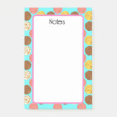 Süßes Brot mexikanischer Pan Dulce Conchas Post-it Klebezettel (Vorderseite)