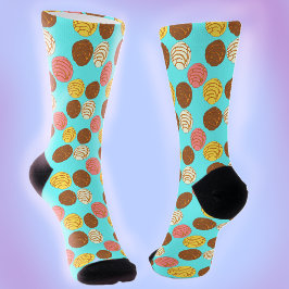 Süßes Brot mexikanischer Pan Dulce Conchas Socken