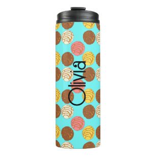 Süßes Brot mexikanischer Pan Dulce Conchas Thermosbecher