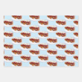 Süßes Brot mit Erdbeeren und Sahne Geschenkpapier Set (Vorderseite)