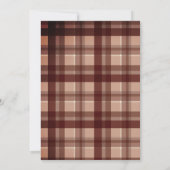 Süßes Brötchen im Ofen Baby Reveal Einladung (Rückseite)