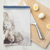 Süßes Brown-Teddybär-Geschirrtuch Geschirrtuch (Viertel Falte)