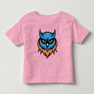 Süßes Buntes Eulen-Baby-T-Shirt Kleinkind T-shirt