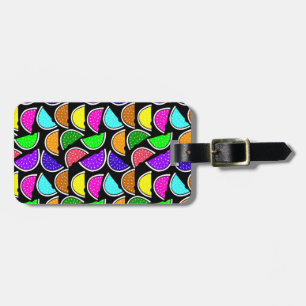 Süßes buntes Wassermelonen-Muster Gepäckanhänger