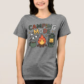 Süßes Camping-Modus-T-Shirt Tri-Blend Shirt (Vorderseite)