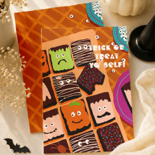 Süßes Candy Monster Halloween-Party Trick-or-Treat Karte