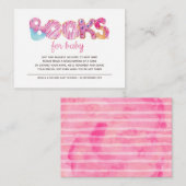 Süßes Candyland Sprinkles Bücher für Kinder Begleitkarte (Vorne/Hinten)