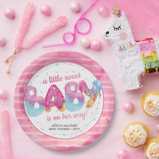 Süßes Candyland Sprinkles Pappteller (Party)