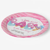 Süßes Candyland Sprinkles Pappteller (Schrägansicht)