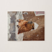 Süßes Capybara im Schaumbad Puzzle (Horizontal)