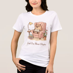 Süßes Capybara-Leseshirt – Nur noch ein Kapitel Tri-Blend Shirt