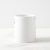 Süßes Capybara-Mädchen mit rosa Herzballon individ Kaffeetasse (Mittel)
