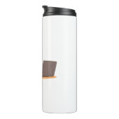 Süßes Capybara-Programmierer-Coffee-Laptop-Design Thermosbecher (Nach rechts gedreht)