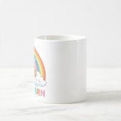 Süßes Capycorn Capybara Einhorn Regenbogen Kaffeetasse (Mittel)