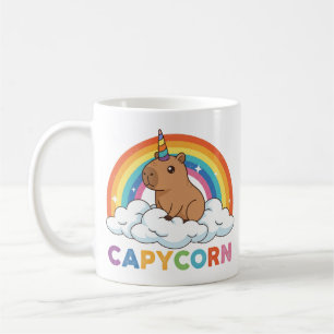 Süßes Capycorn Capybara Einhorn Regenbogen Kaffeetasse