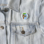 Süßes Cartoon Eichhörnchen Button (Beispiel)