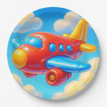 Süßes Cartoon-Flugzeug